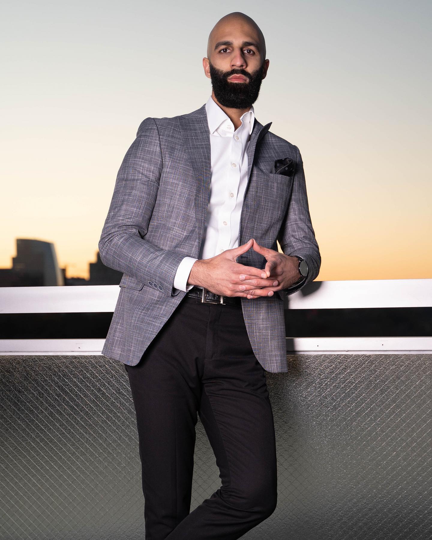 Michaelson Deep Grey Textured Blazer