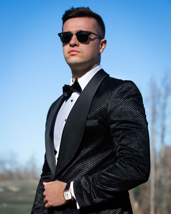 Velvet Black Tuxedo - Image 3