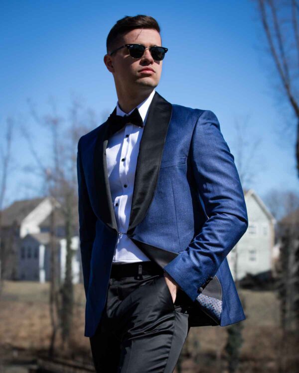 Navy Blue Tuxedo - Image 2