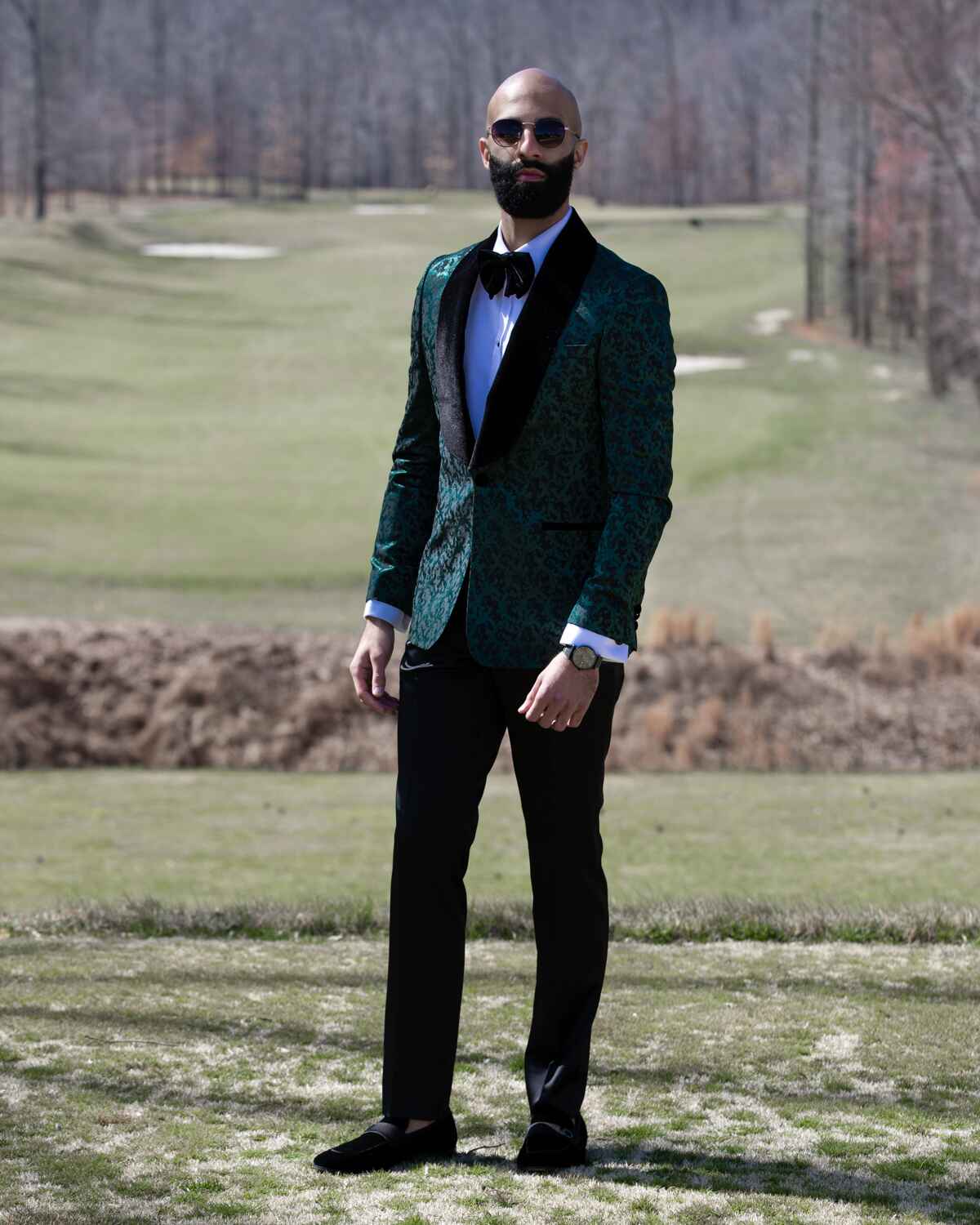 Teal Green Tuxedo