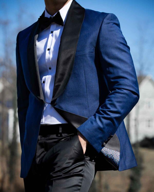 Navy Blue Tuxedo - Image 3