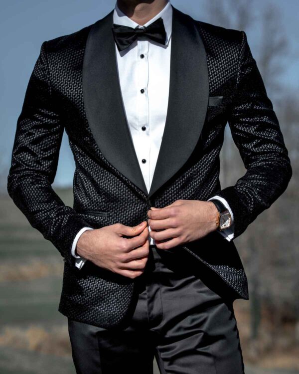 Velvet Black Tuxedo - Image 4
