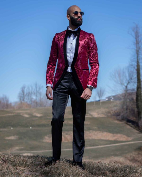 Royal Omar Bordeaux Tuxedo