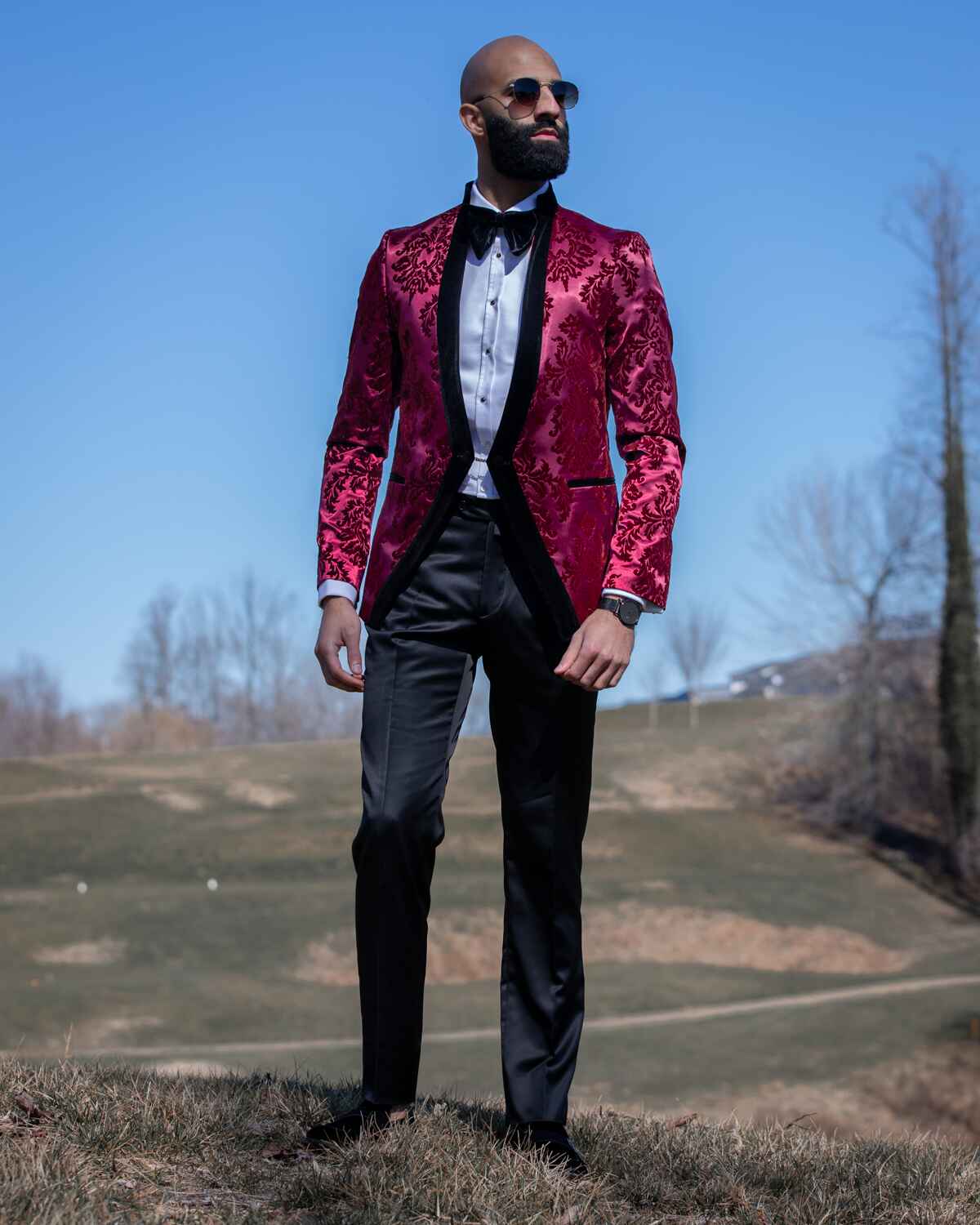 Royal Omar Bordeaux Tuxedo