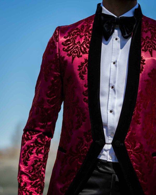 Royal Omar Bordeaux Tuxedo - Image 2
