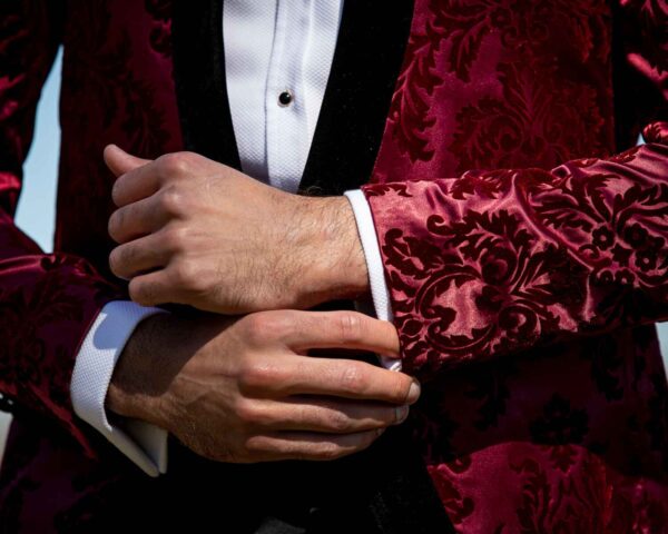 Royal Omar Bordeaux Tuxedo - Image 3