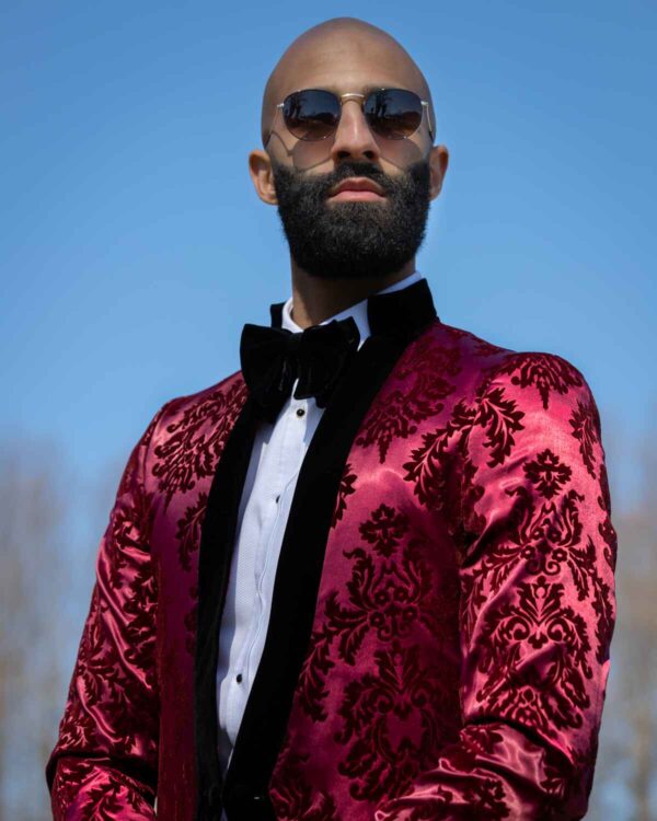 Royal Omar Bordeaux Tuxedo - Image 5