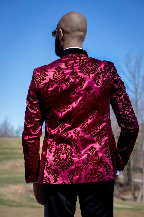 Royal Omar Bordeaux Tuxedo - Image 6