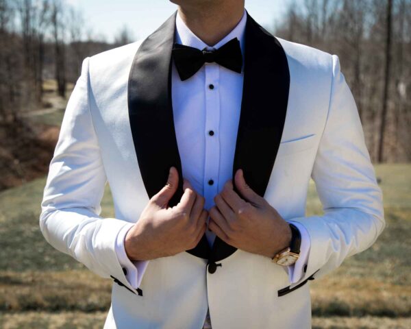 Santorini White Tuxedo - Image 3