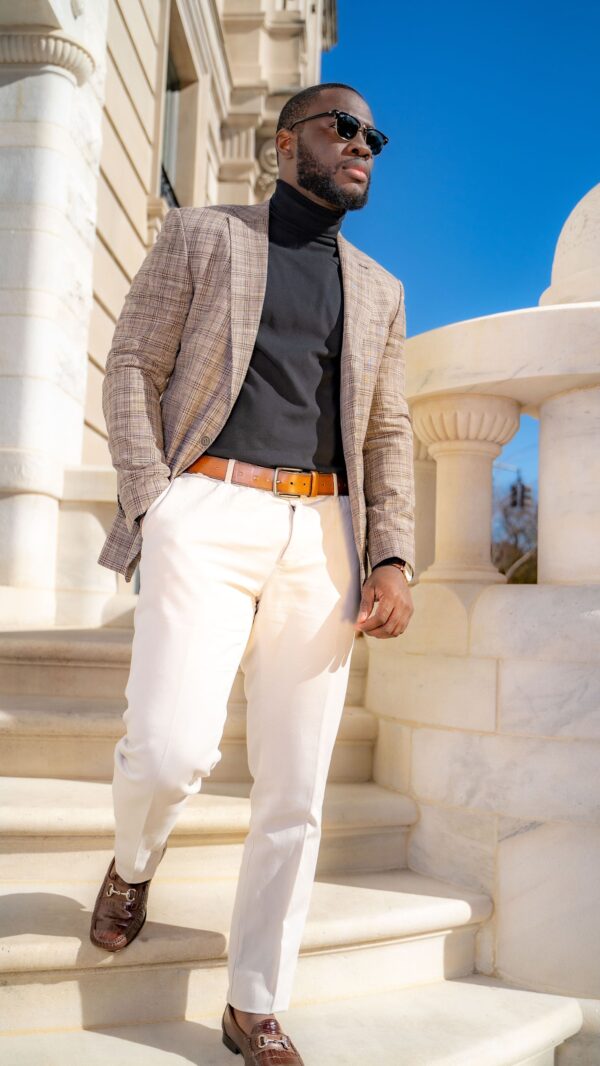 Hemingway Brown WindowPane Blazer - Image 5