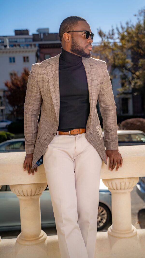 Hemingway Brown WindowPane Blazer - Image 6