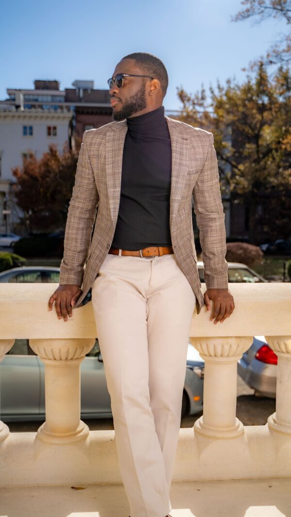 Hemingway Brown WindowPane Blazer - Image 7