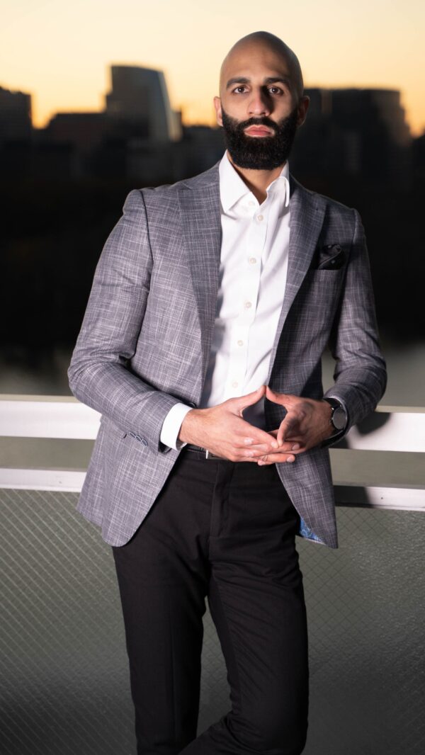 Michaelson Deep Grey Textured Blazer - Image 6