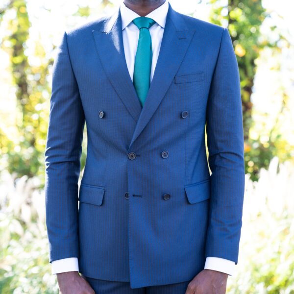 Kingsley Indigo Pinstripe Suit - Image 2