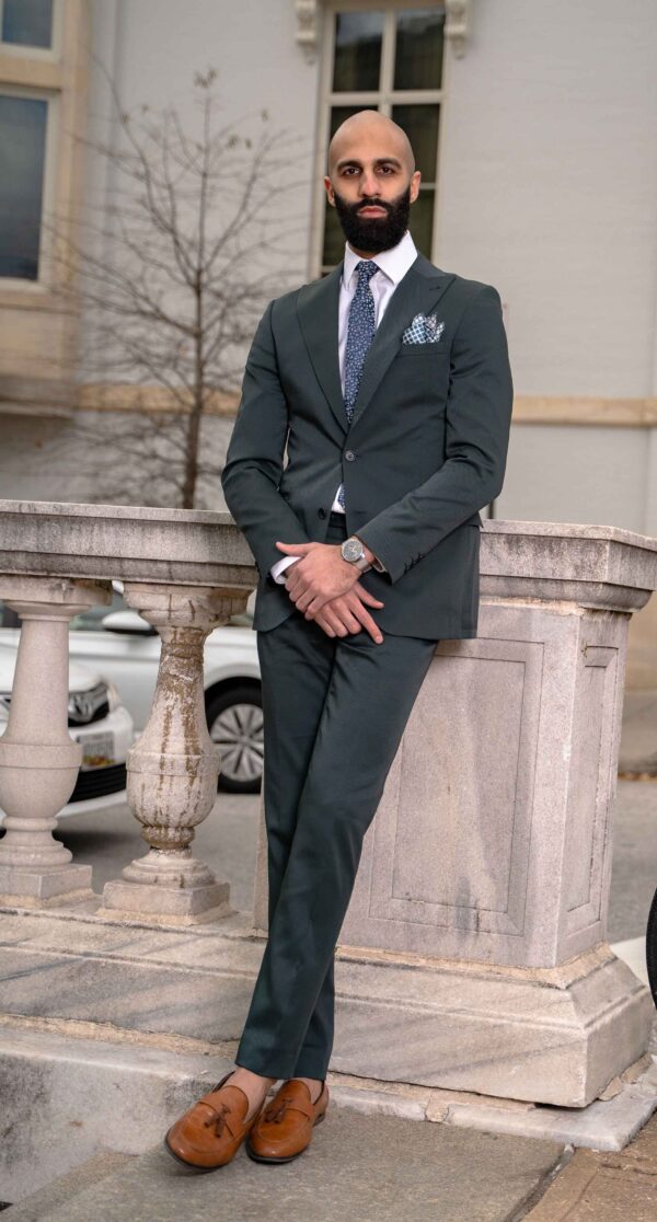 Salvatore Green Grain Suit - Image 3