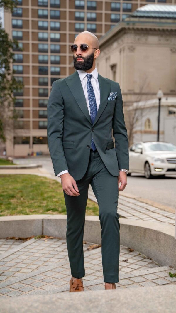 Salvatore Green Grain Suit - Image 5
