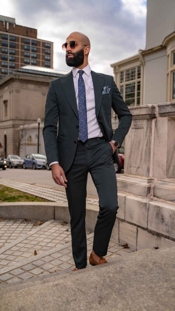 Salvatore Green Grain Suit - Image 6
