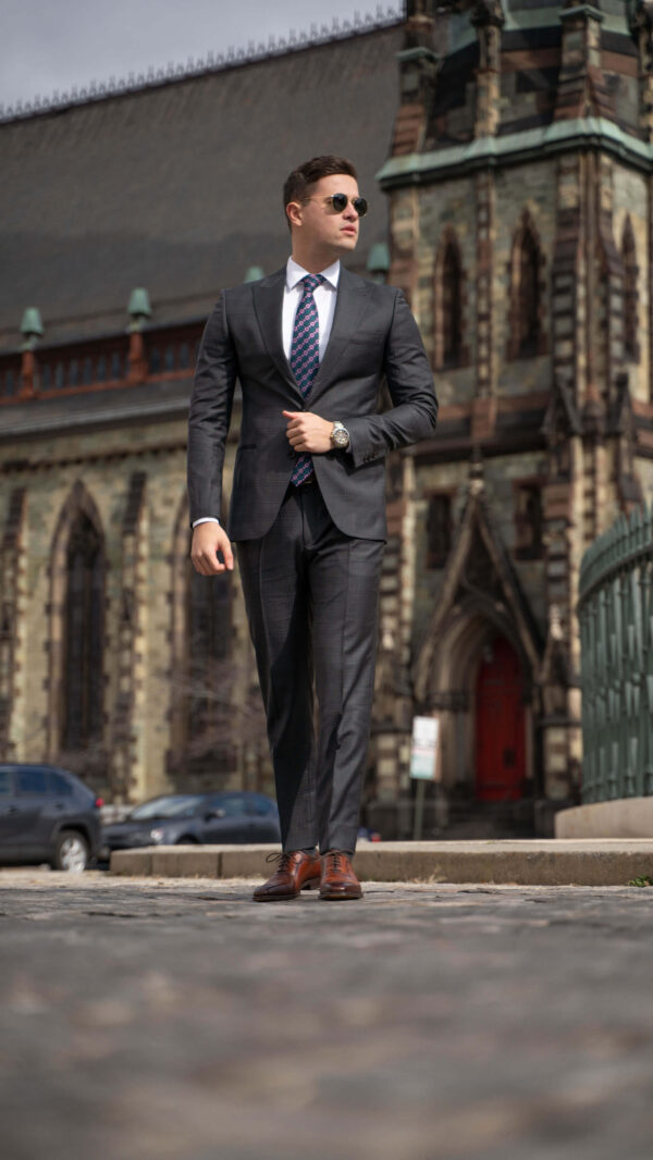Edwin Gray Windowpane Suit - Image 3