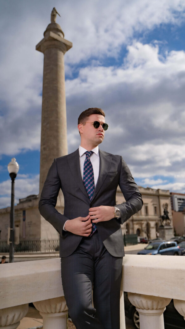 Edwin Gray Windowpane Suit - Image 2