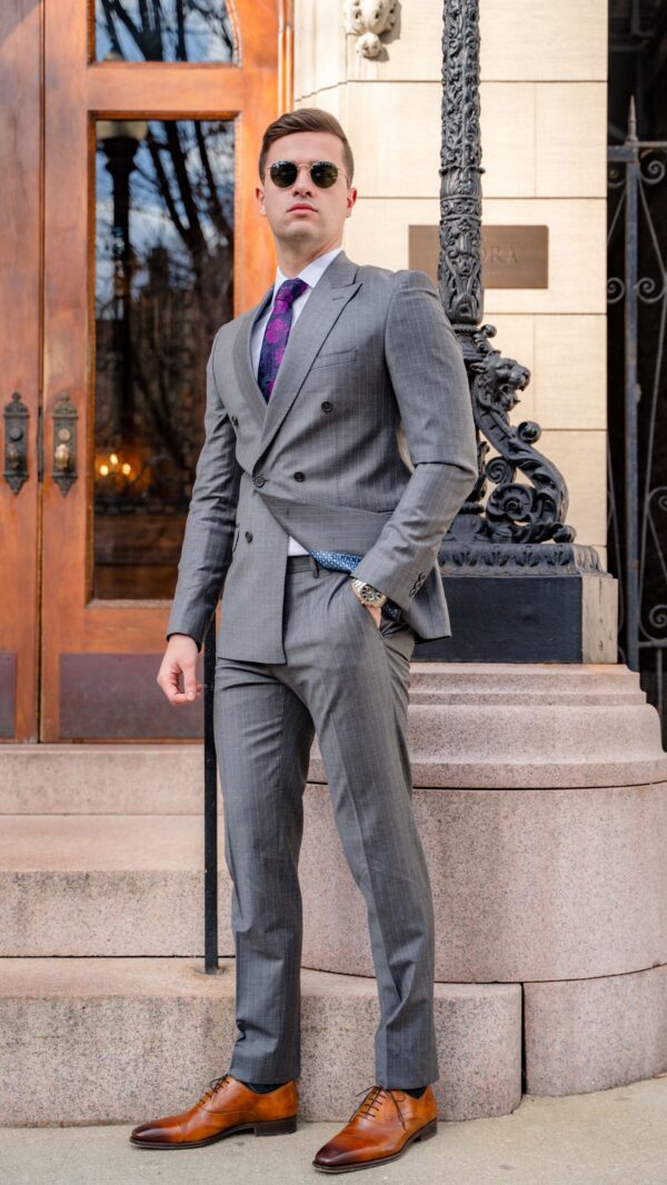 Herman Gray Pinstripe Suit - Image 6