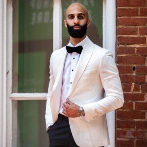 Giovanni White Collar Tuxedo