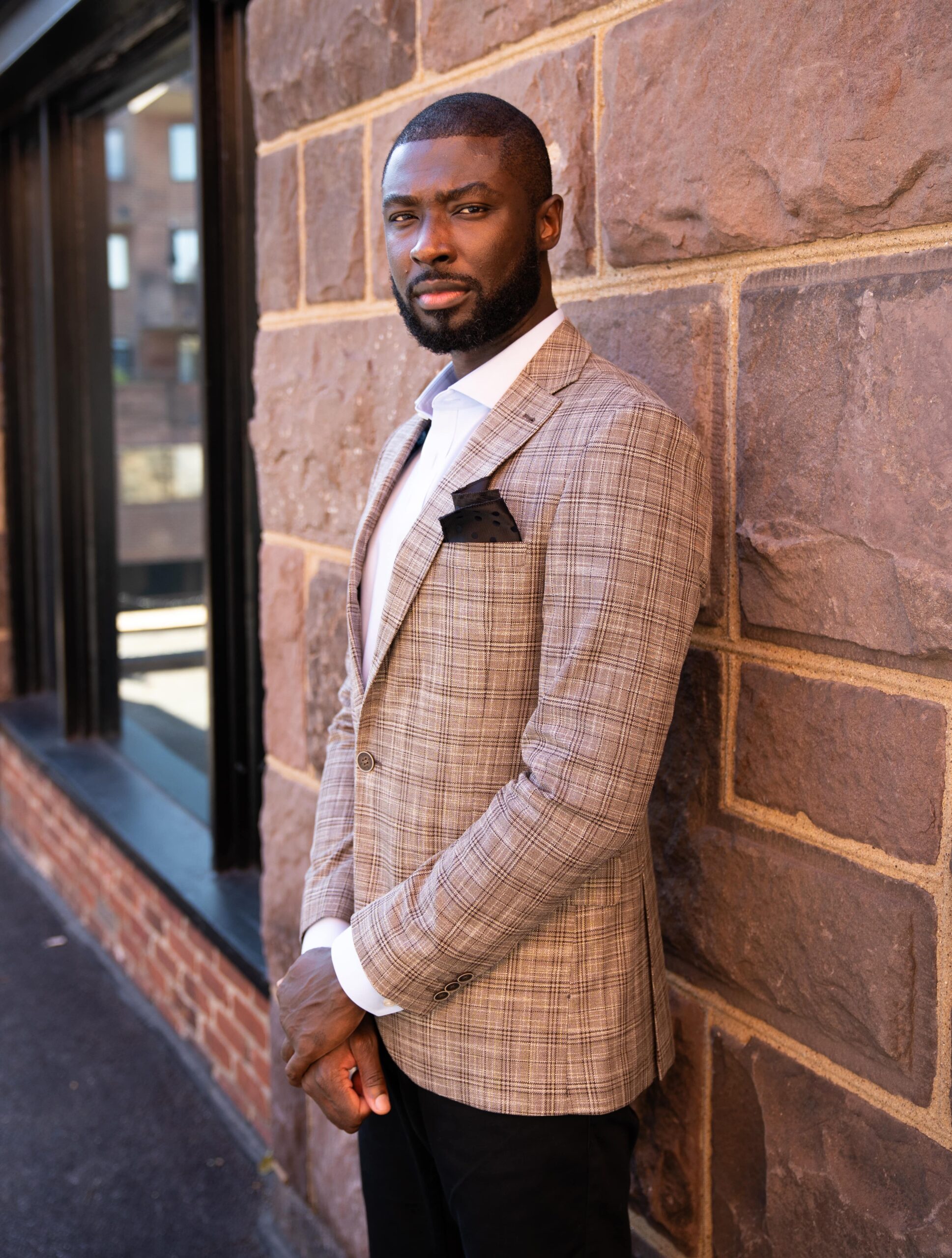 Hemingway Brown WindowPane Blazer