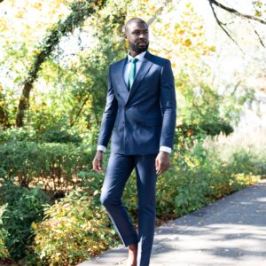 Kingsley Indigo Pinstripe Suit