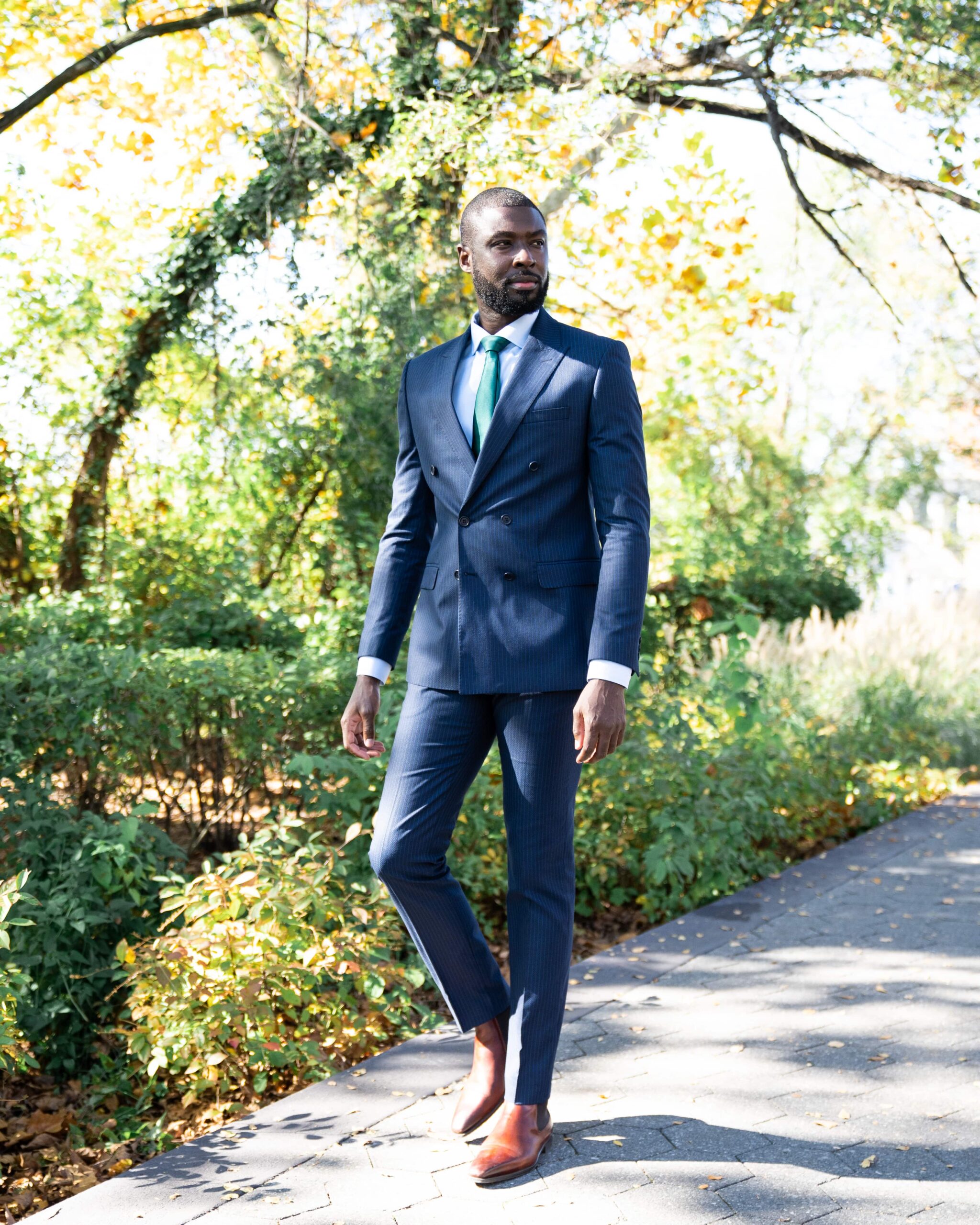 Kingsley Indigo Pinstripe Suit